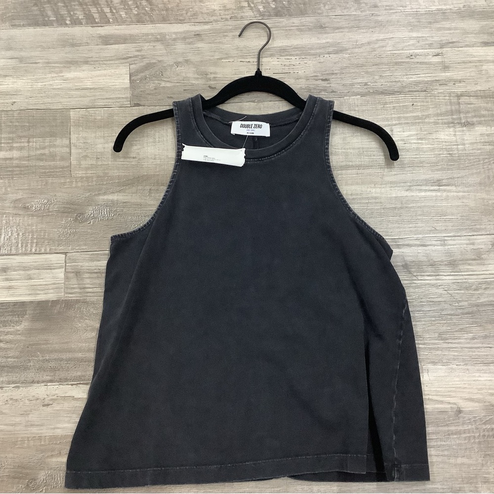 Double Zero Charcoal Gray Top